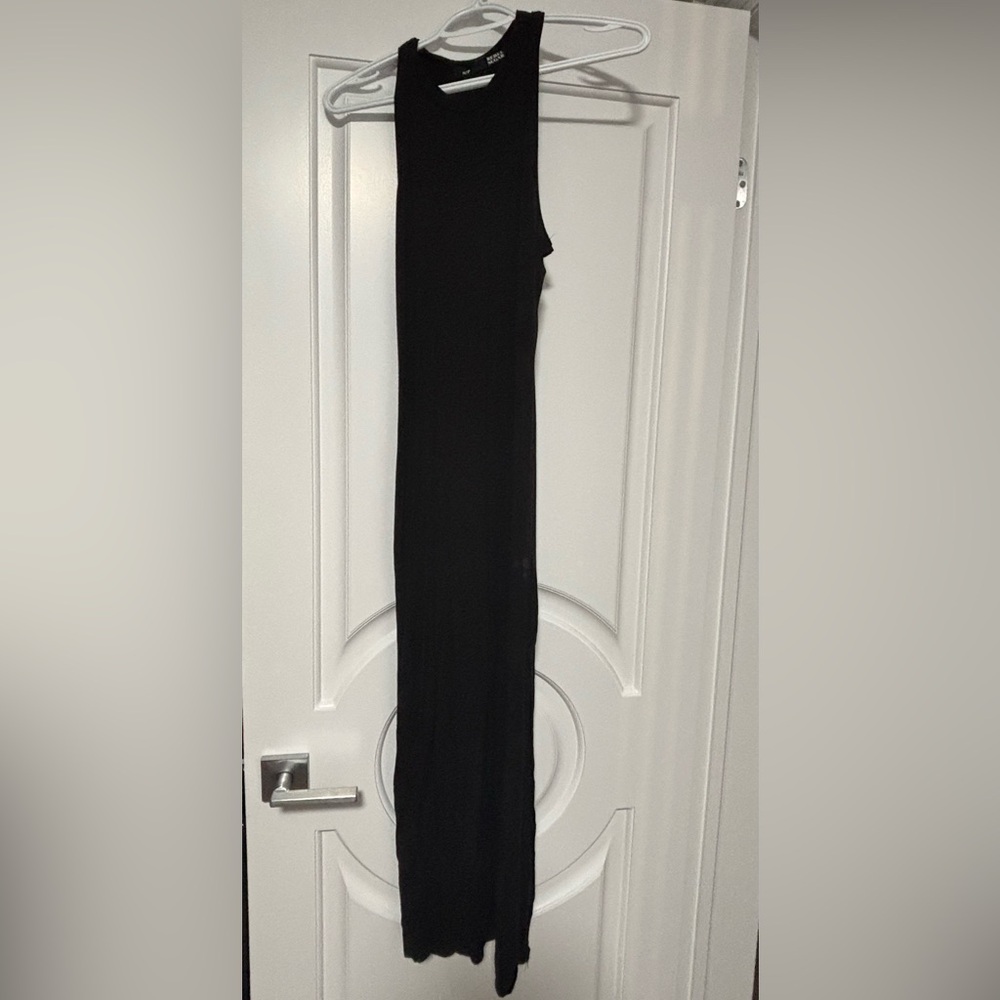 Black maxi dress
